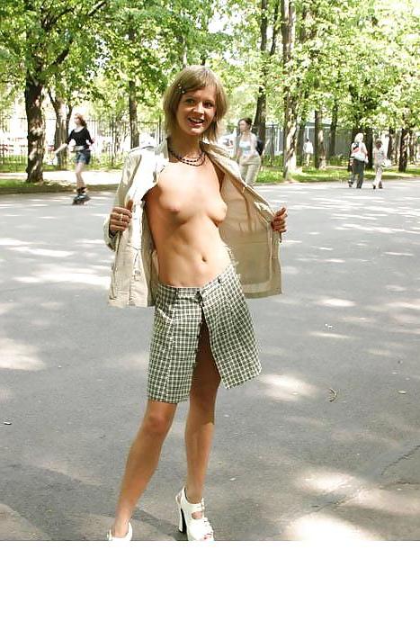 12P Crazy girls flashing in public places 2