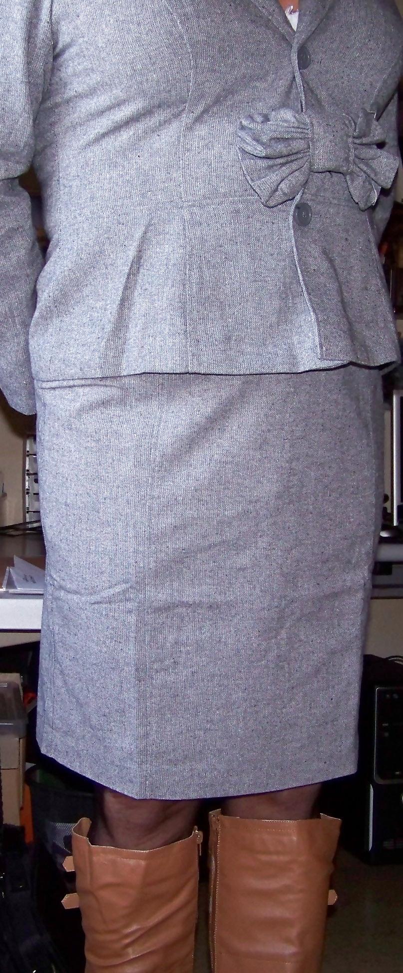 25P Secretary in boots
