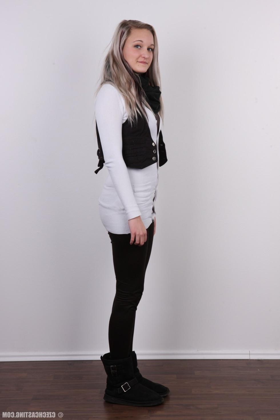 16P Cute student with small tits