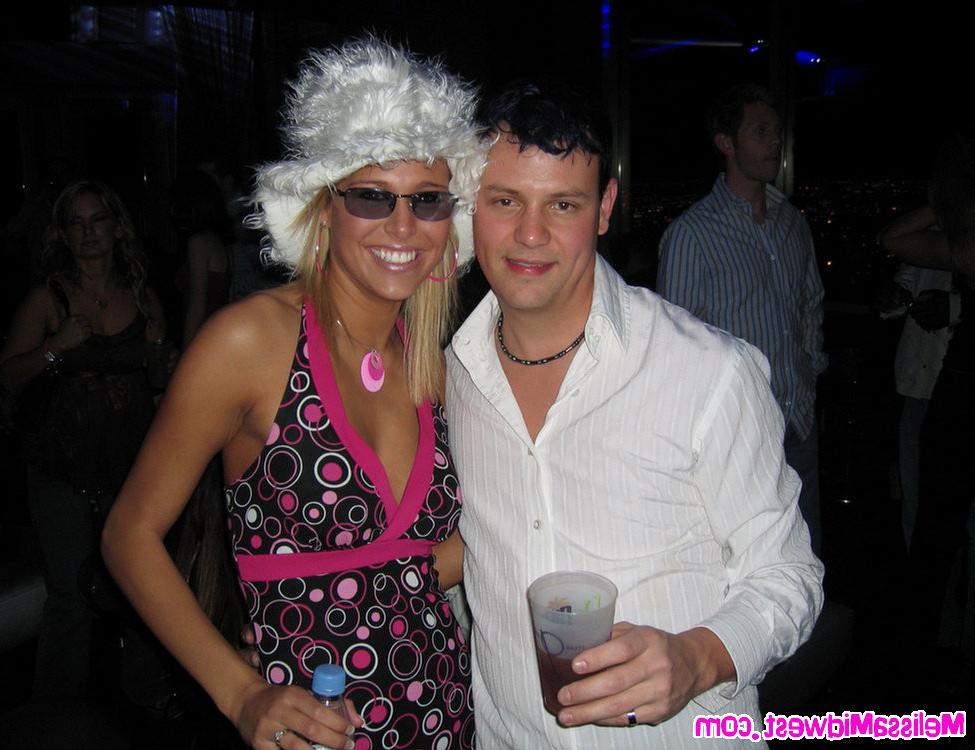 15P Melissa Midwest out partying in a crazy dress