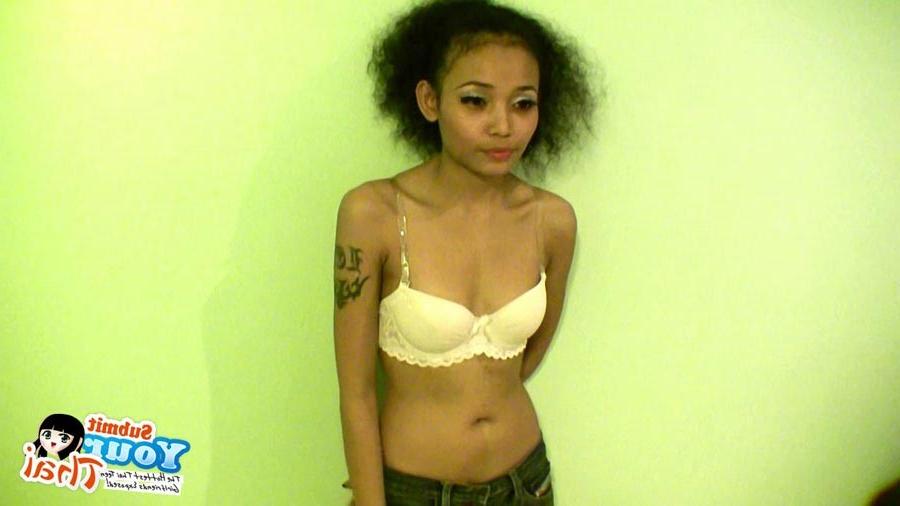 16P Shy petite Thai babe with perky tits sucks and fucks for a nice creampie