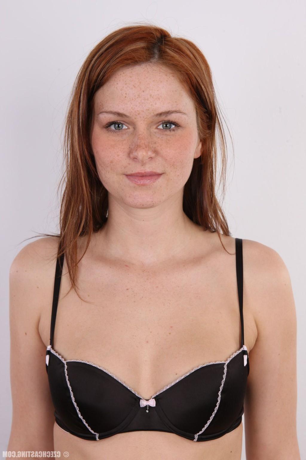 17P Pretty teen poses for photo camera