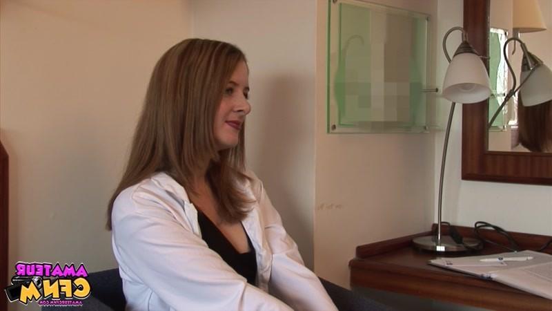 17P Cum In Doctors Hand Featuring Rose Wood