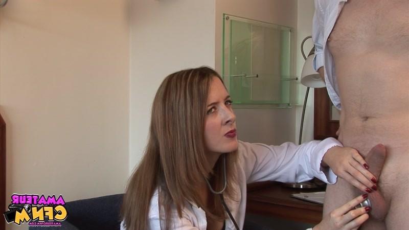 17P Cum In Doctors Hand Featuring Rose Wood