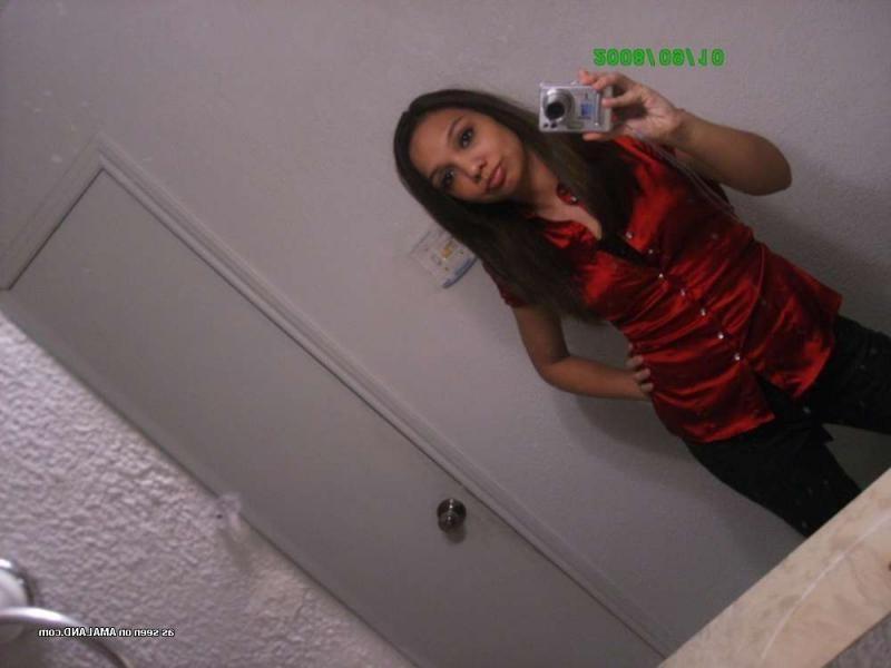 12P Horny wild amateur Spanish teen shows her round tits