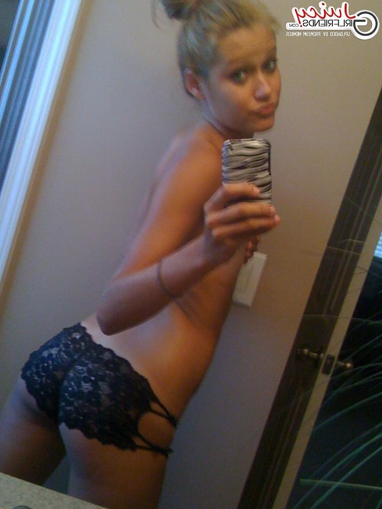 9P Sweet teenie with perky young tits having fun with camera