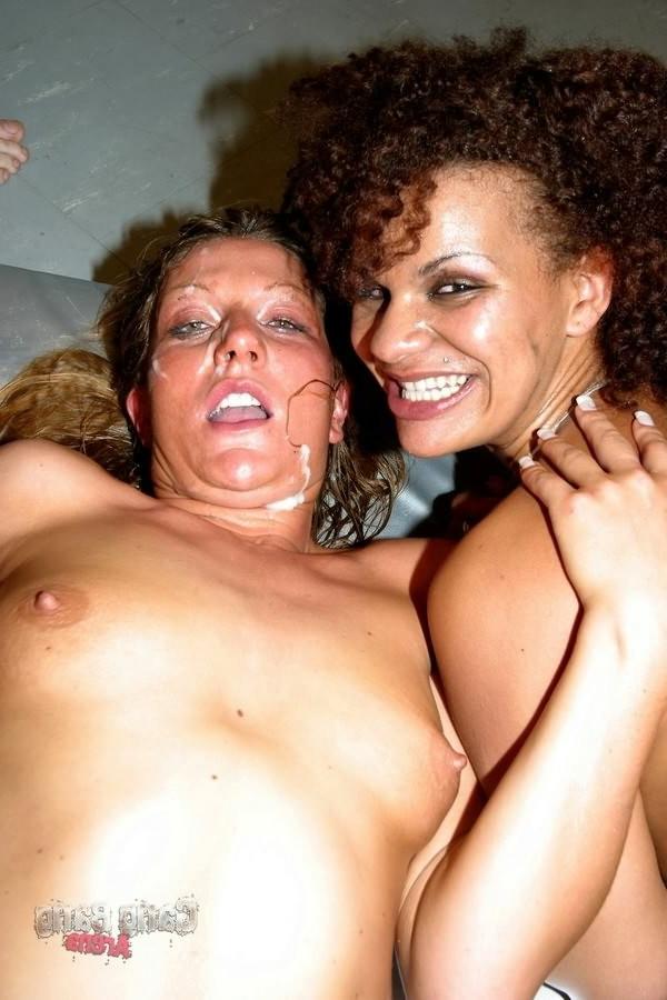 16P Two german sluts enjoying black and white dicks in amateur orgy