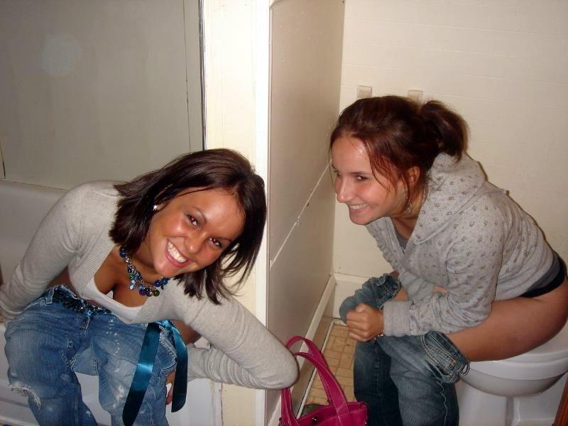 18P Trashed girlfriends drunk and caught peeing