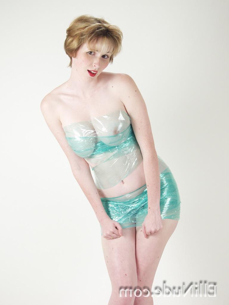 12P plastic wrap fetish