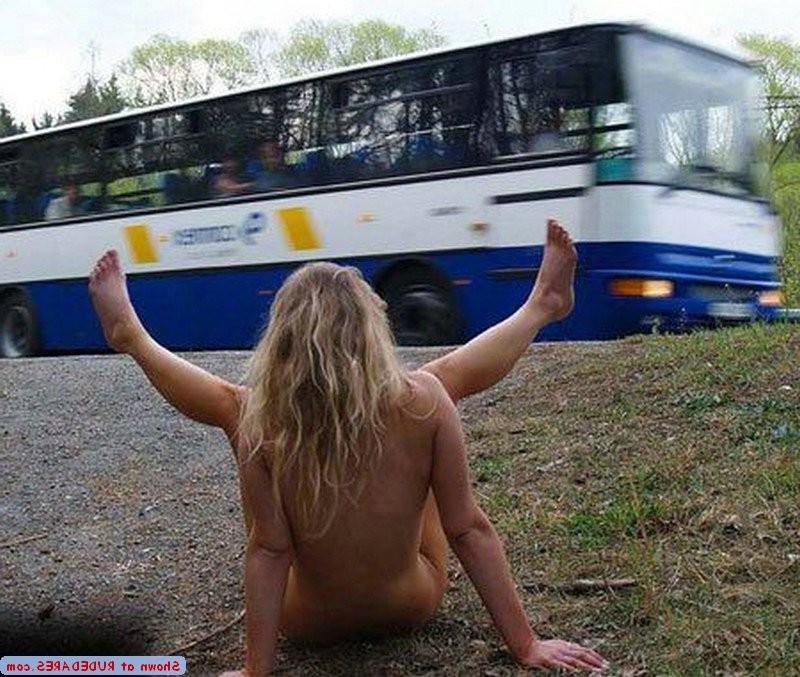 14P Naughty girls exposed in public places