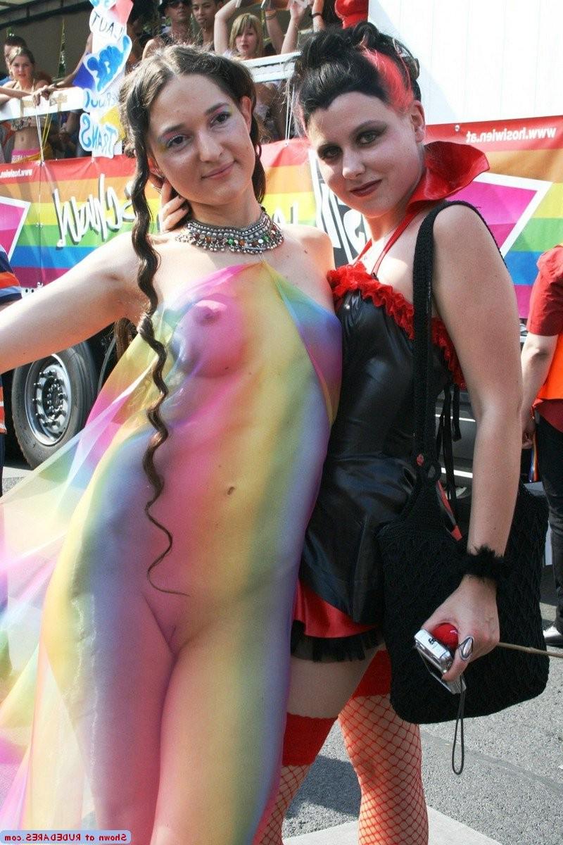 14P Women exposing themselves in public