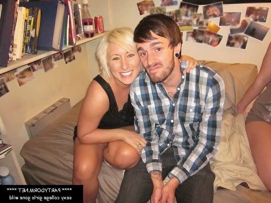 15P Crazy college girls having dorm party