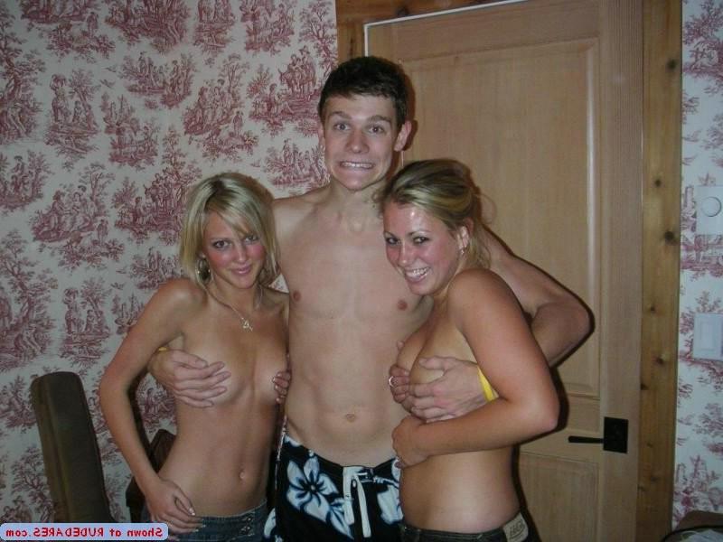 15P Exposing their nudity