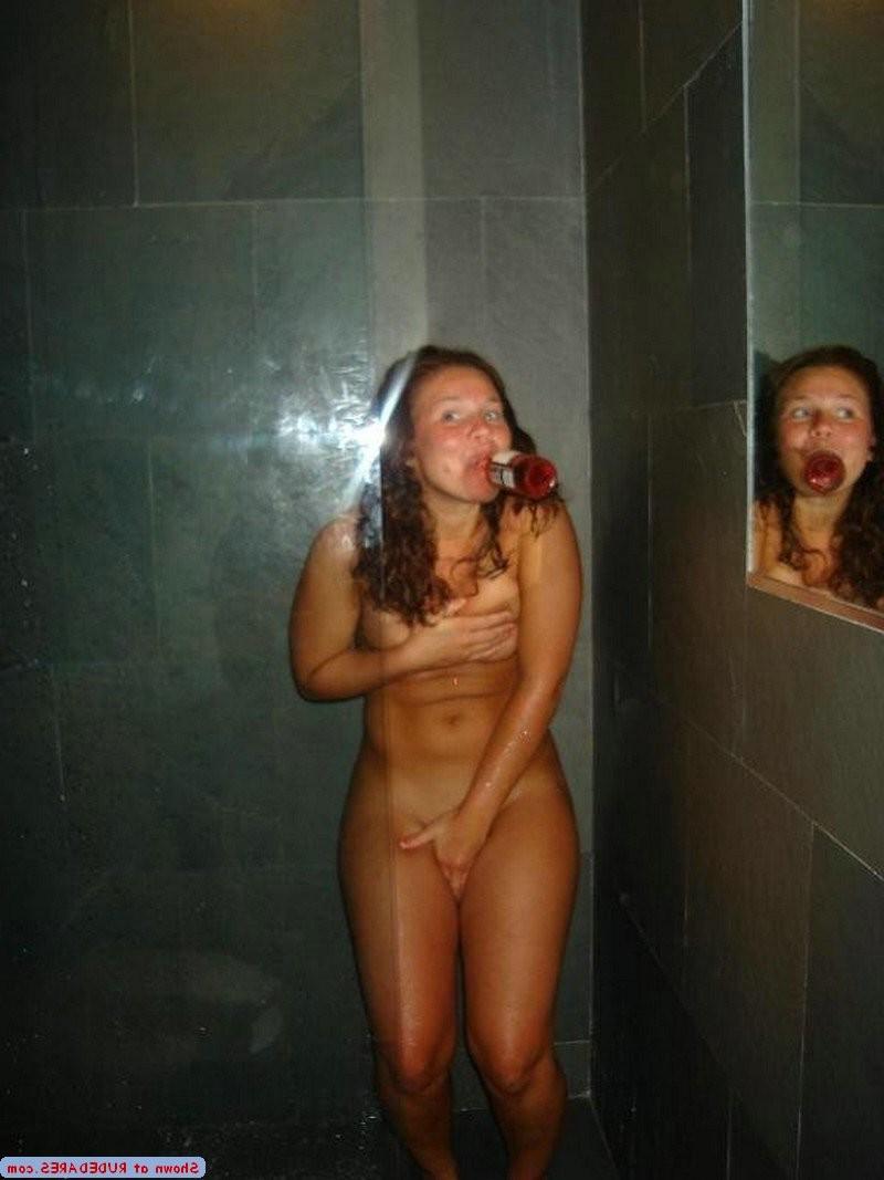 14P Embarrassed at being caught nude