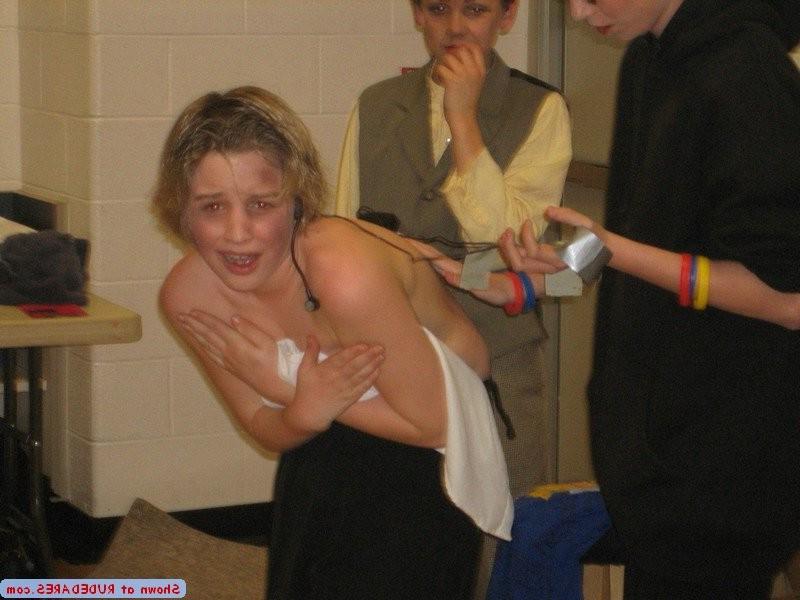 14P Embarrassed at the exposure their nudity got