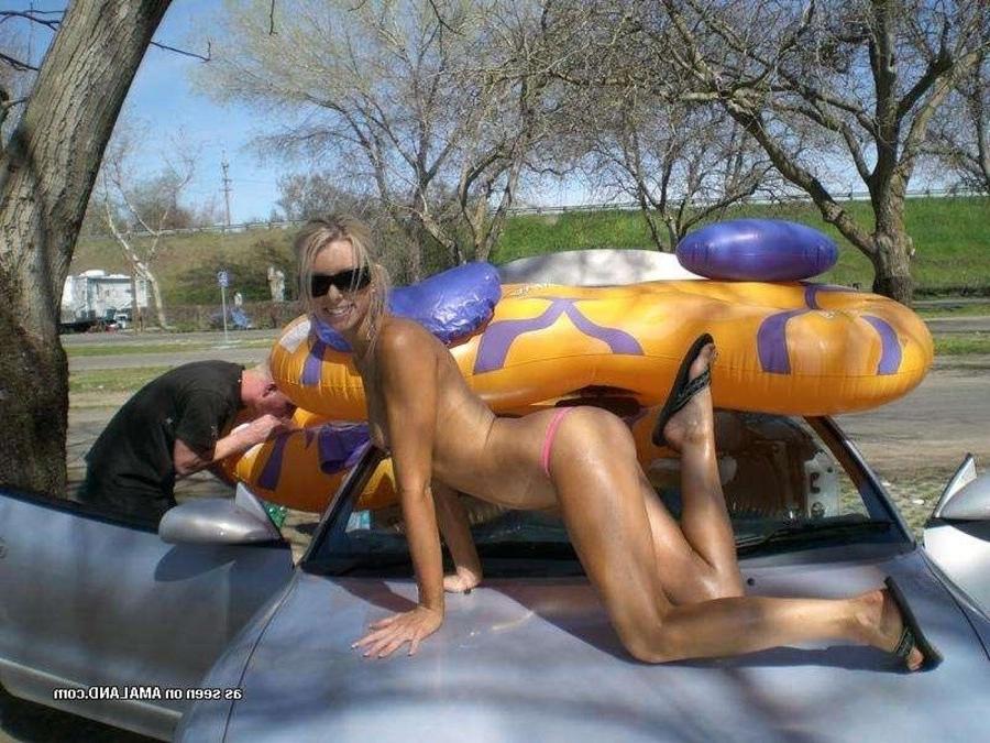 12P Compilation of naughty babes stripping naked outdoors
