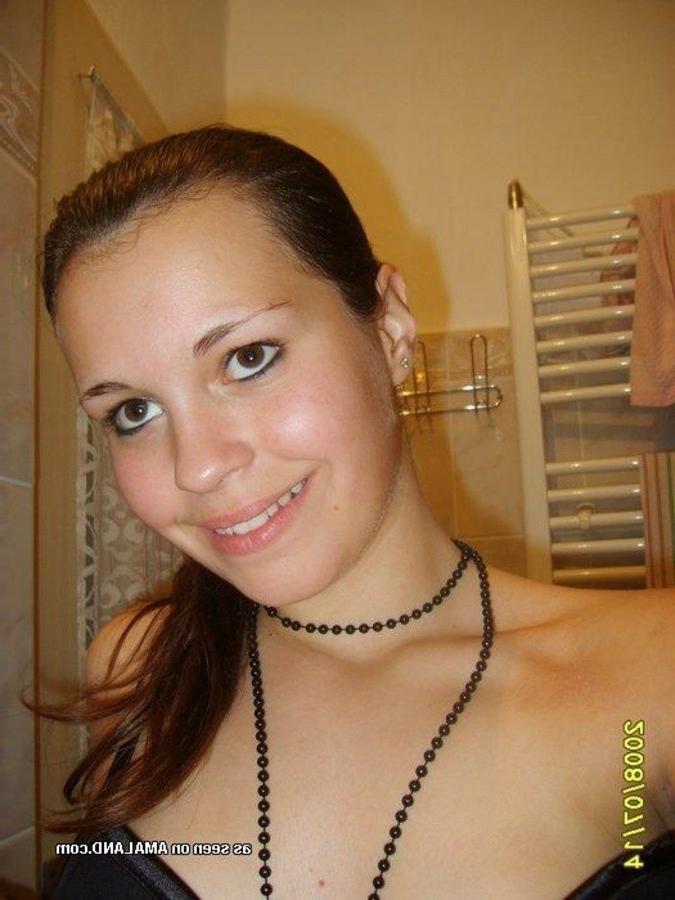 12P Pics of a spanish teen showing her perky tits