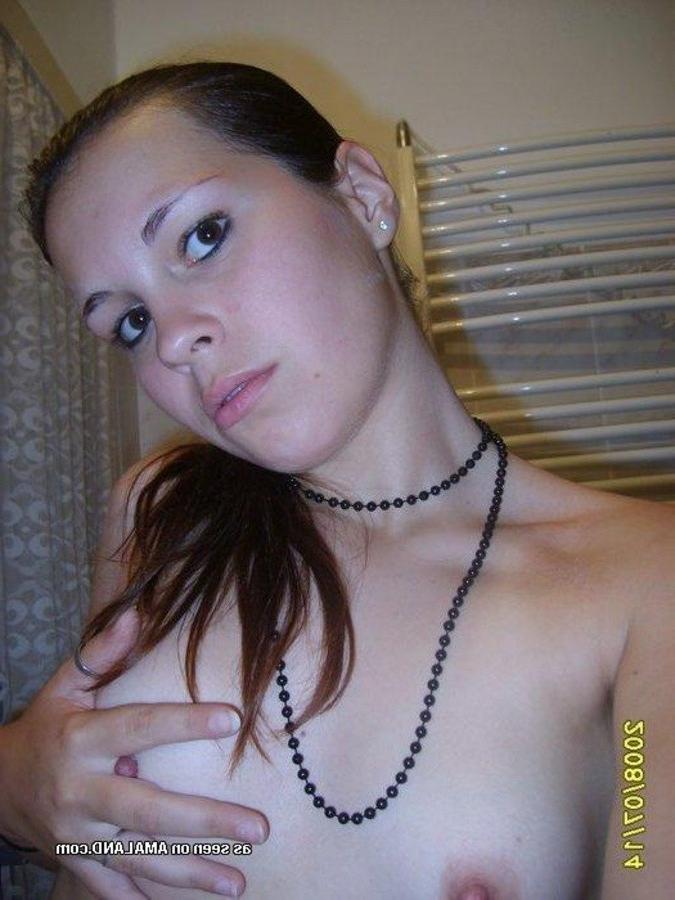 12P Pics of a spanish teen showing her perky tits