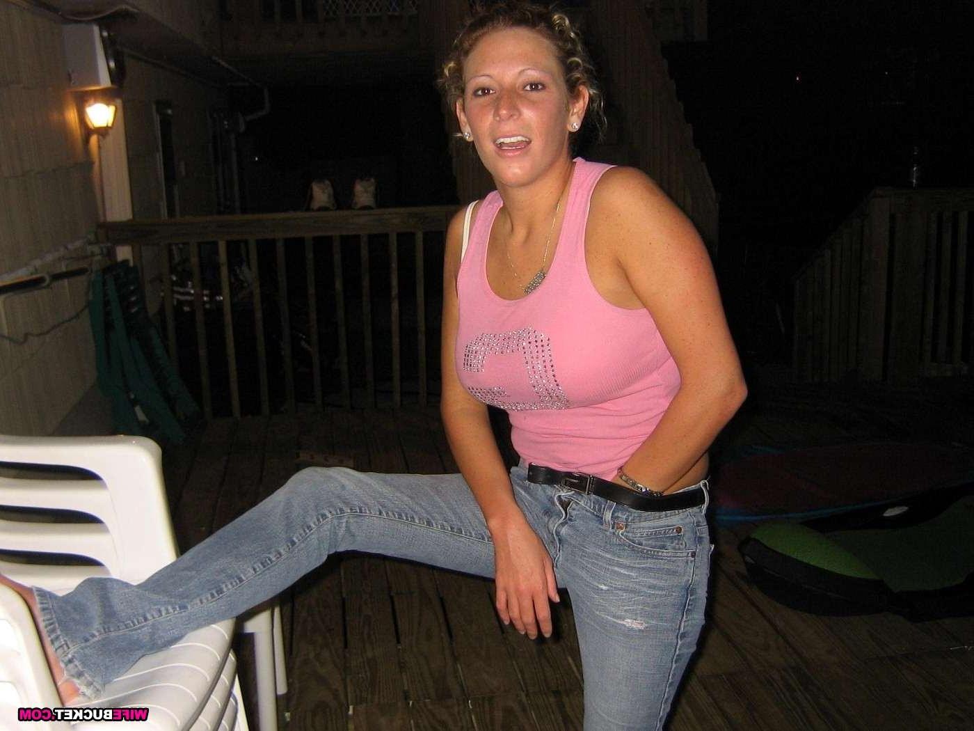15P Amateur dp pictures with slutty wife in cuckold threesome