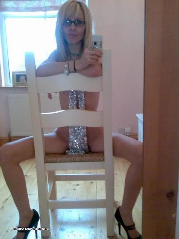 15P Horny amateur wife playing with cock