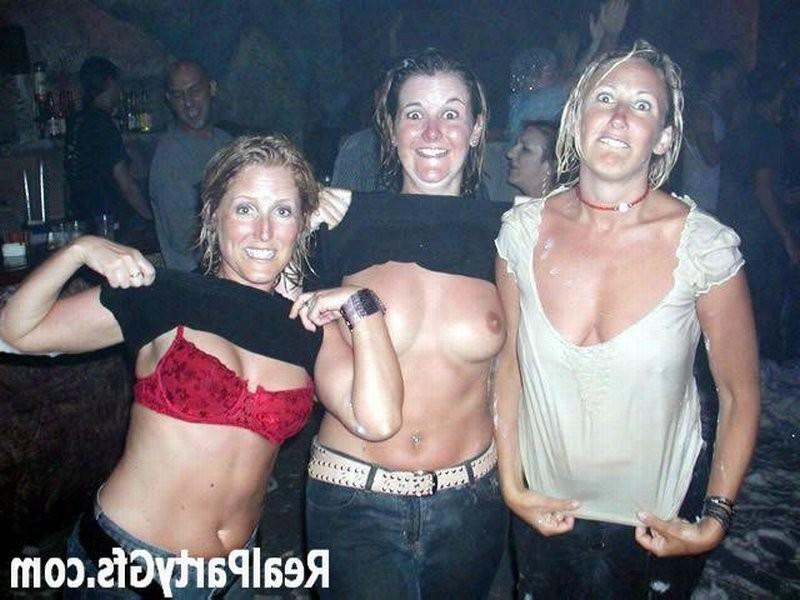 16P Crazy teen party girls get wasted and flaunt their big boobies
