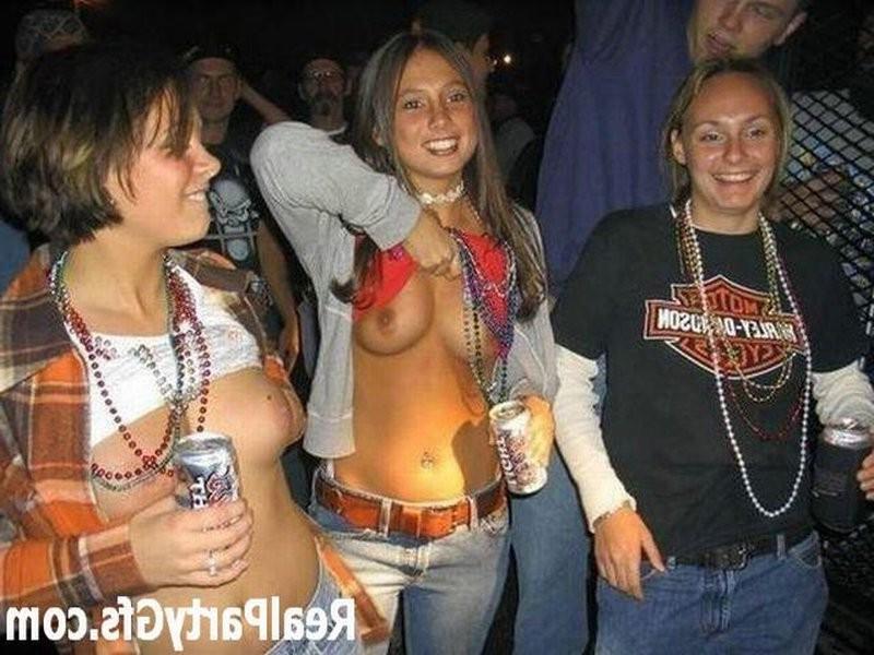 16P Crazy teen party girls get wasted and flaunt their big boobies