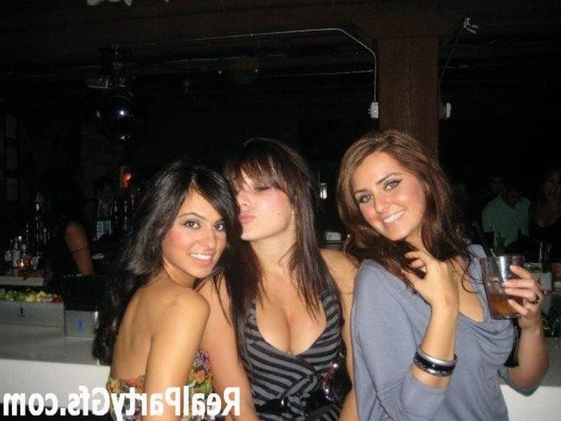 16P Crazy teen party girls get wasted and flaunt their big boobies