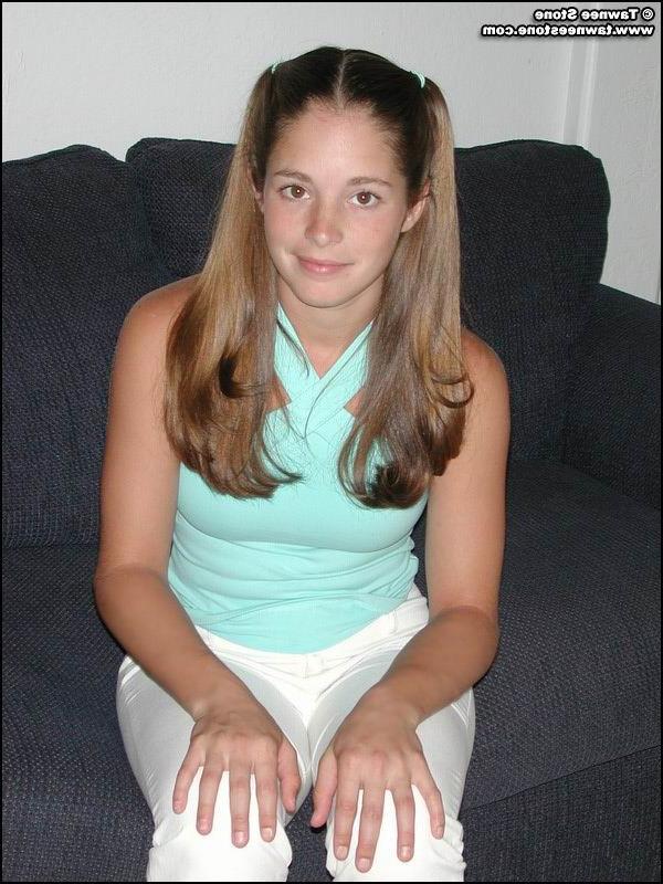14P Tawnee Stone reveals her perky breasts