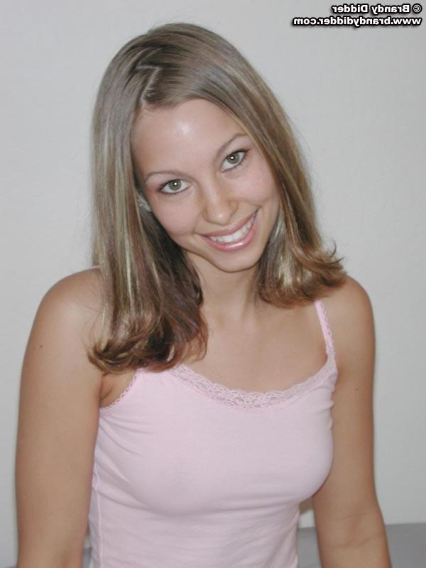 16P Brandy shows off her perky tits