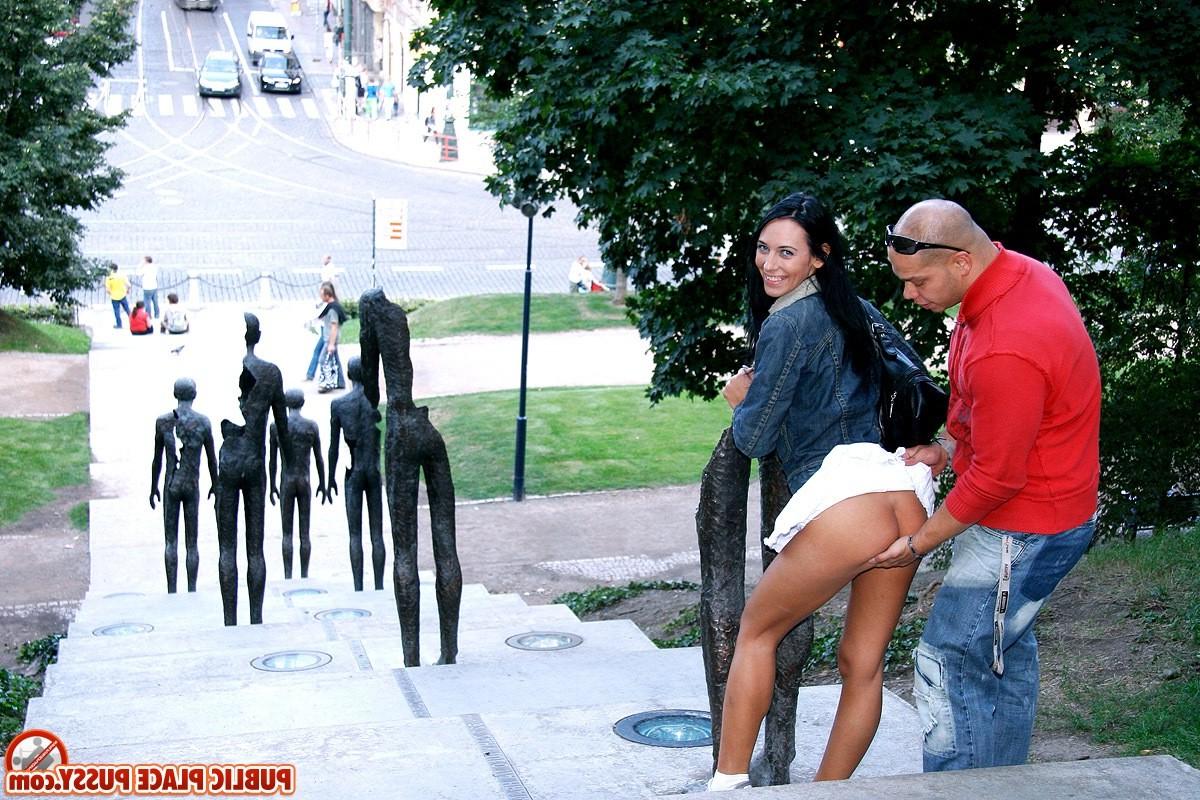 14P Sexy couple has very horny sex in the public park