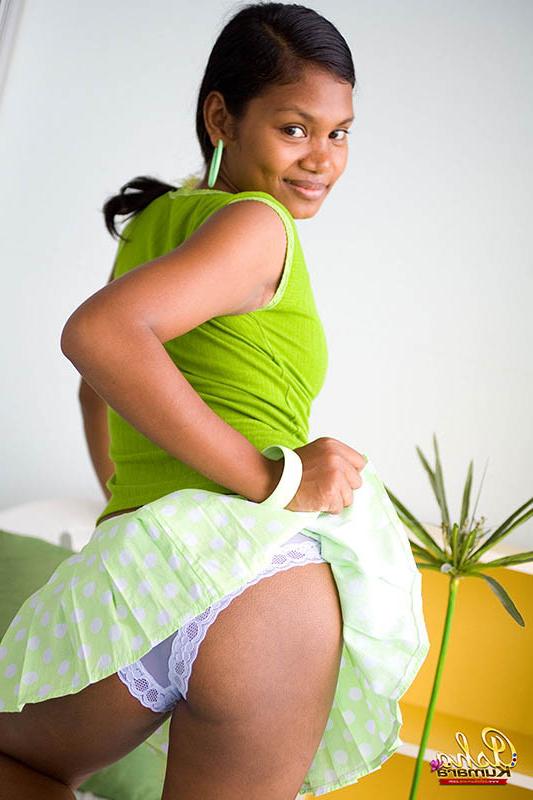15P Beautiful Indian fingers her pussy in sheer white panties