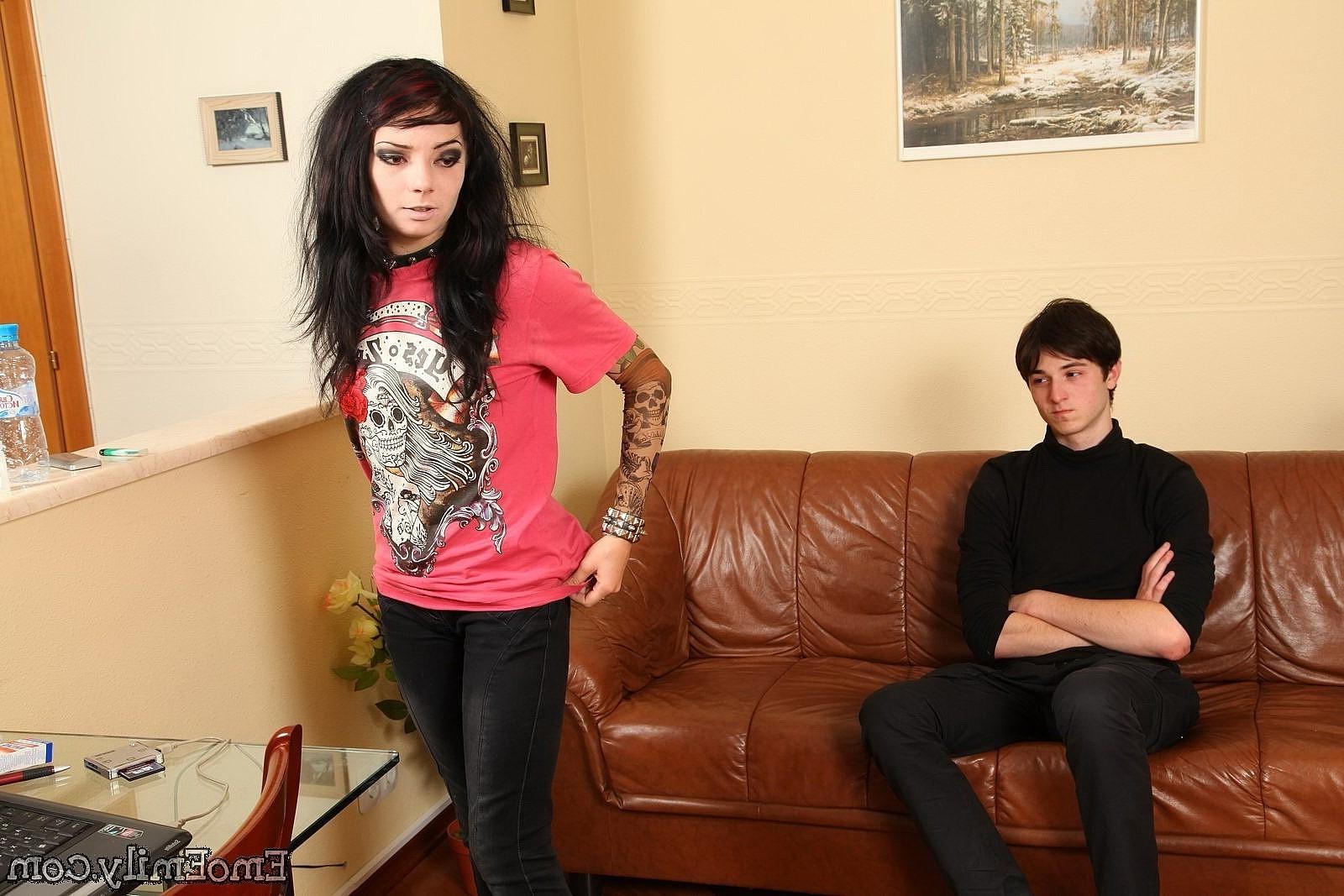 16P Naughty emo teen girl fucked