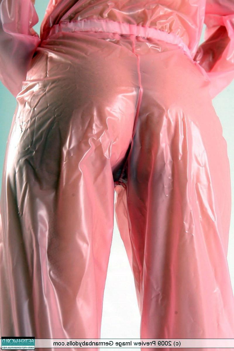 16P Maria in hot pvc catsuit