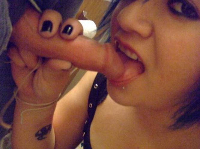 15P Depressed Emo Punk Girlfriends Sucking Random Neighborhood Cocks
