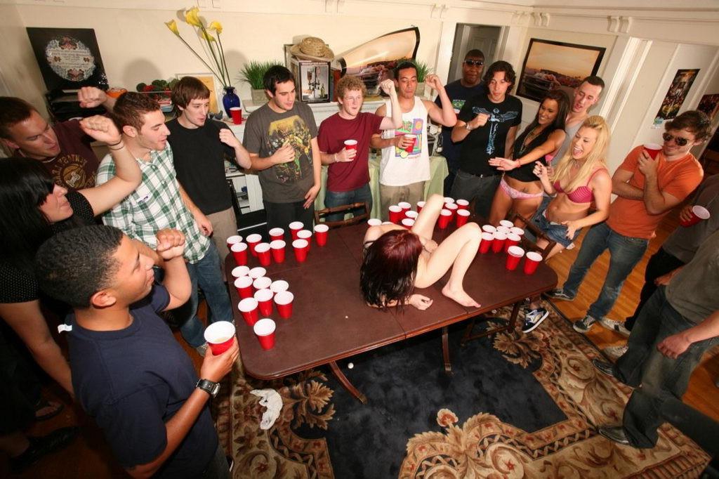20P Crazy college beer sex party