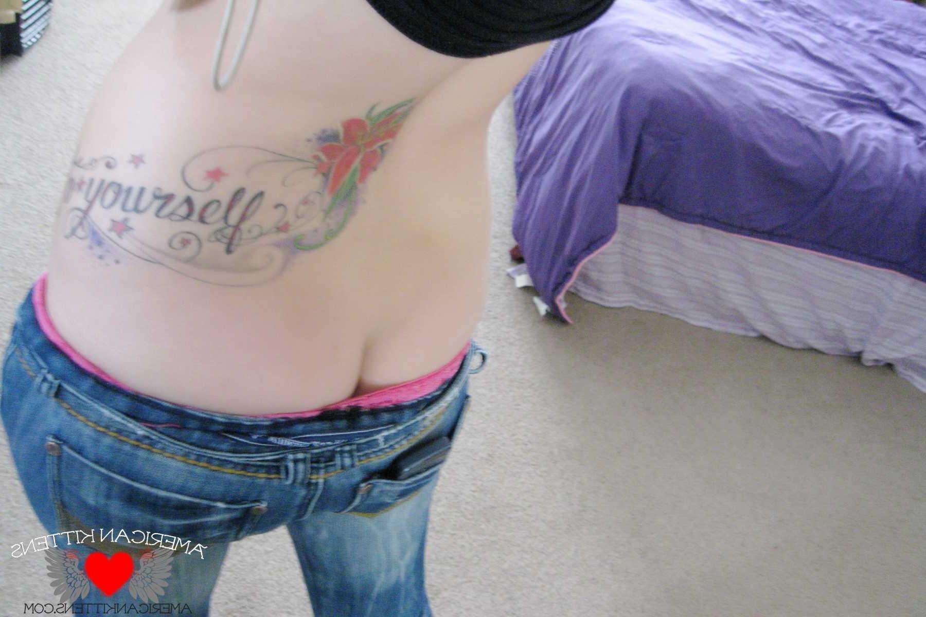 18P breana self shot getting naked in the mirrior