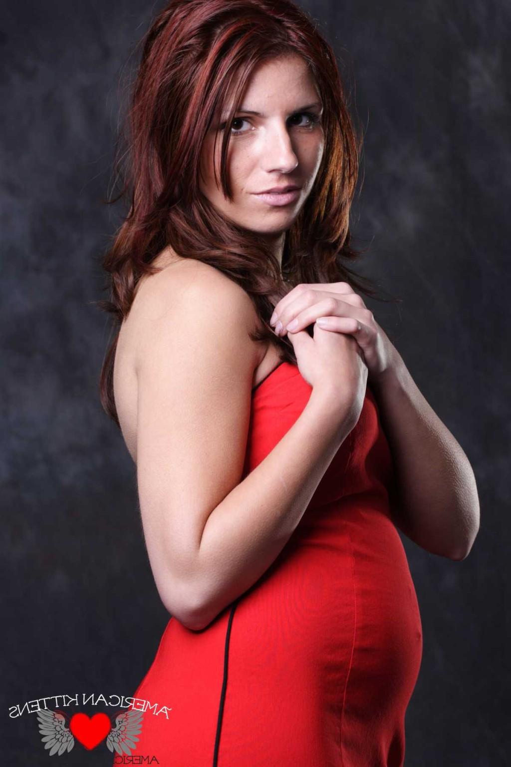 18P Andera Renolds red dress