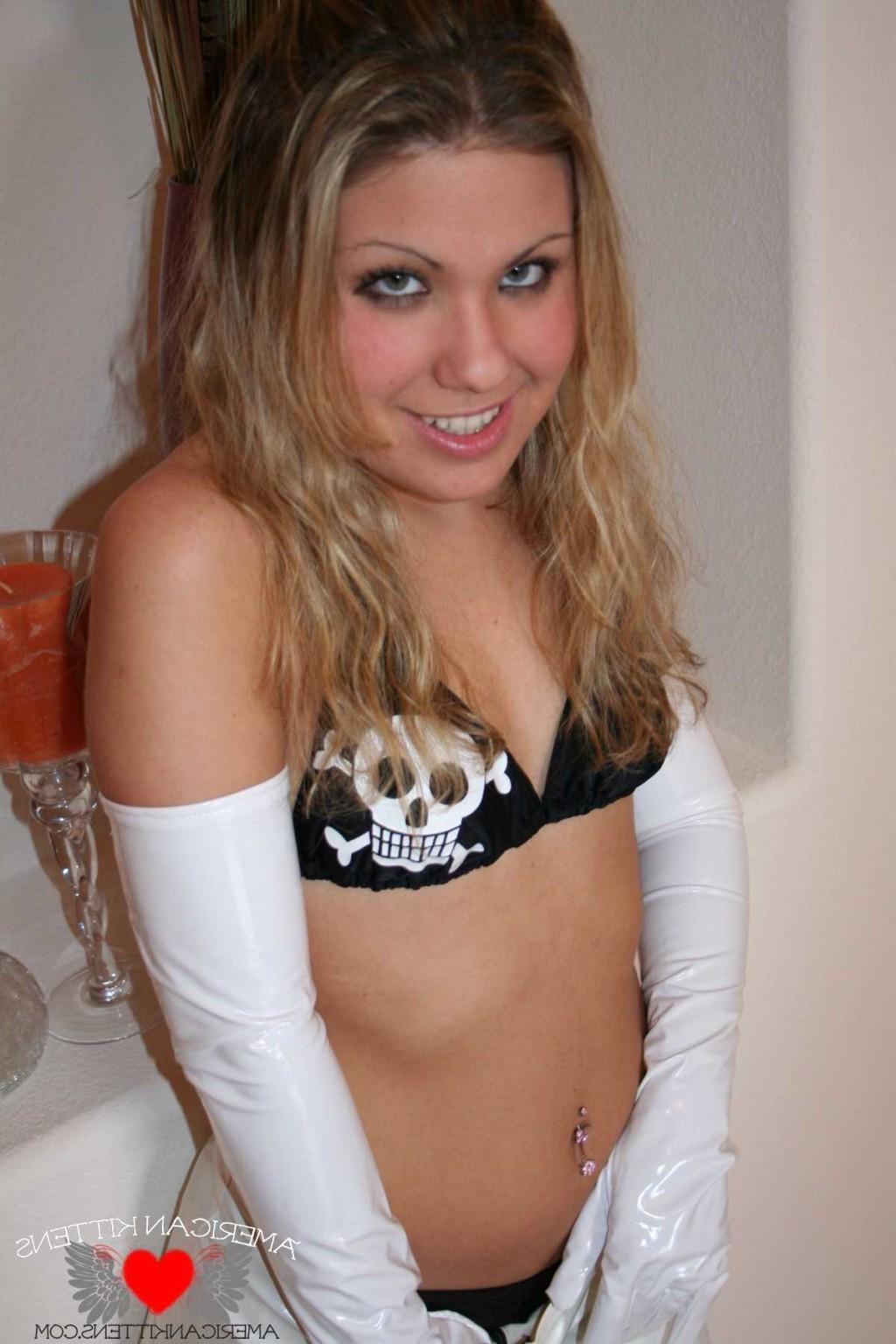 18P Aubrey Addams white gloves spreading her tight hot horny teen pussy this one is 