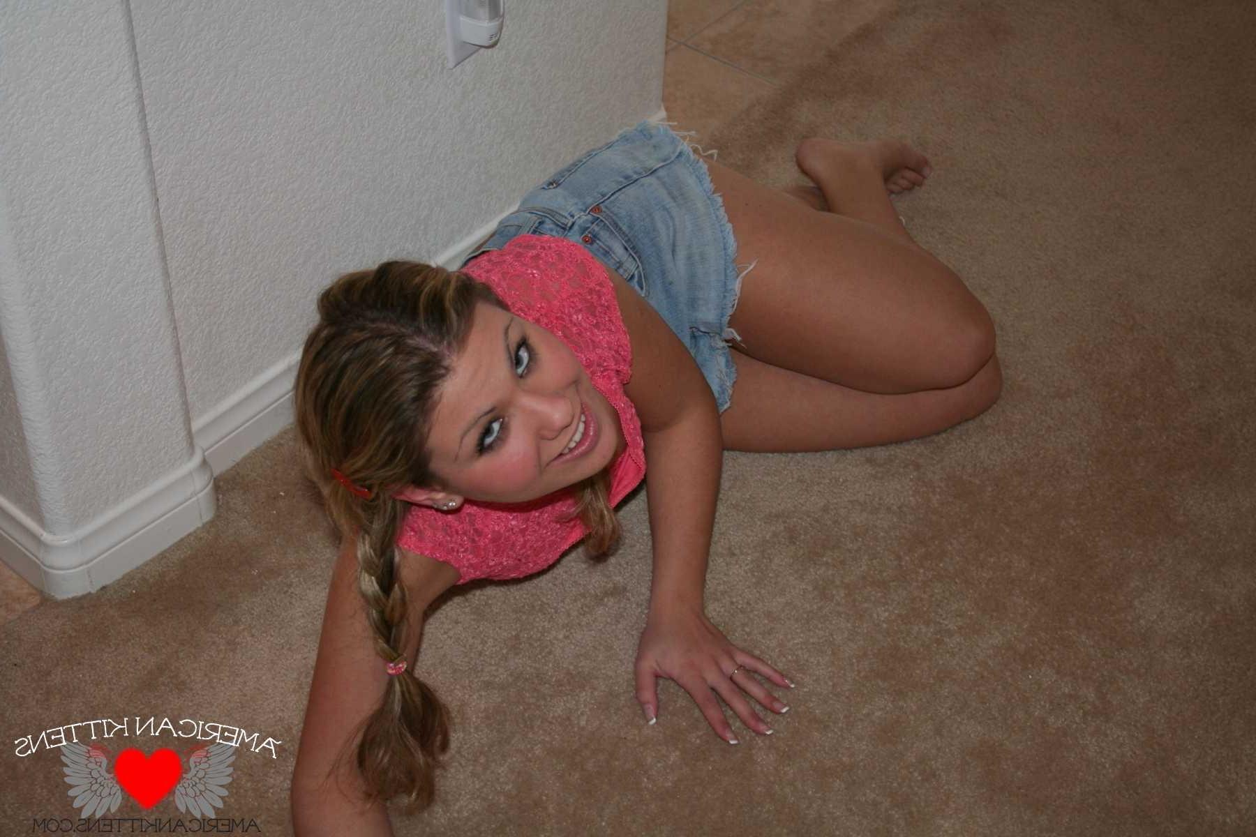 18P Aubrey Addams pig tails and pussy oh ya the two best things well maybe not the t