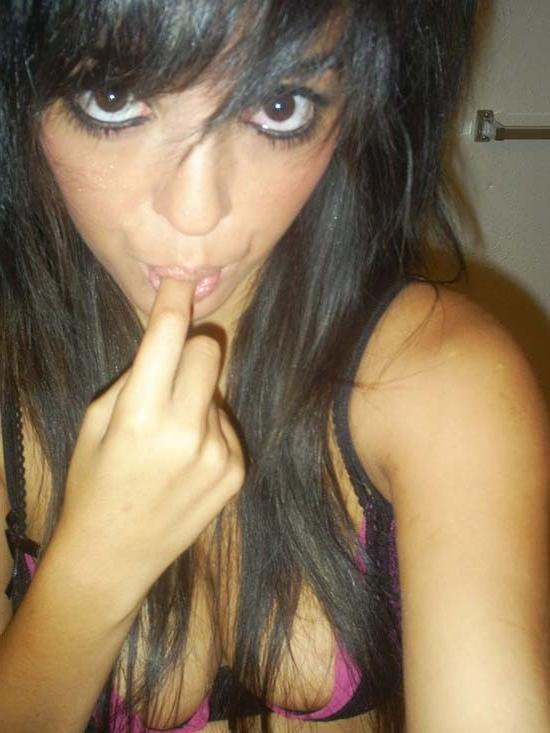 15P Hot Punk Rock Emo Girlfriends Flashing Perky Little Teen Tits