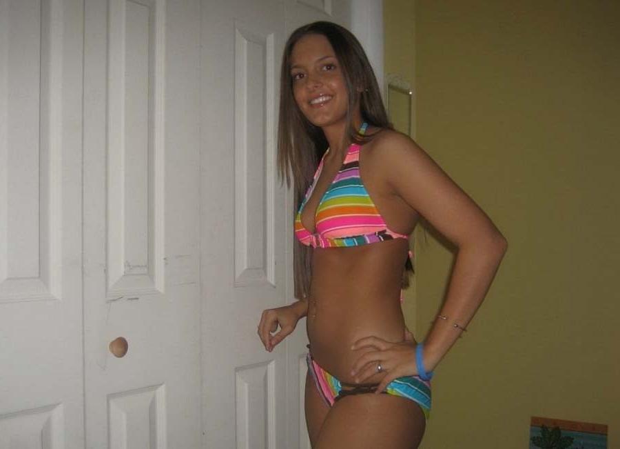 15P Hot Spanish amateur bikini chick