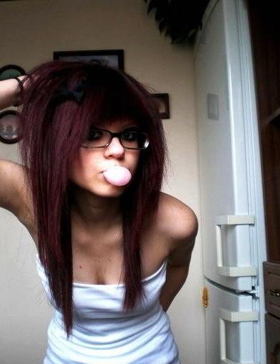 15P Selfshot alternative emo teen girlfriends