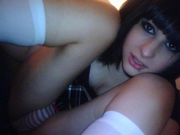 15P Selfshot alternative emo teen girlfriends