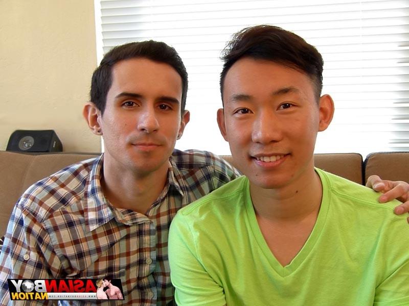 15P American and Asian Gay Couple