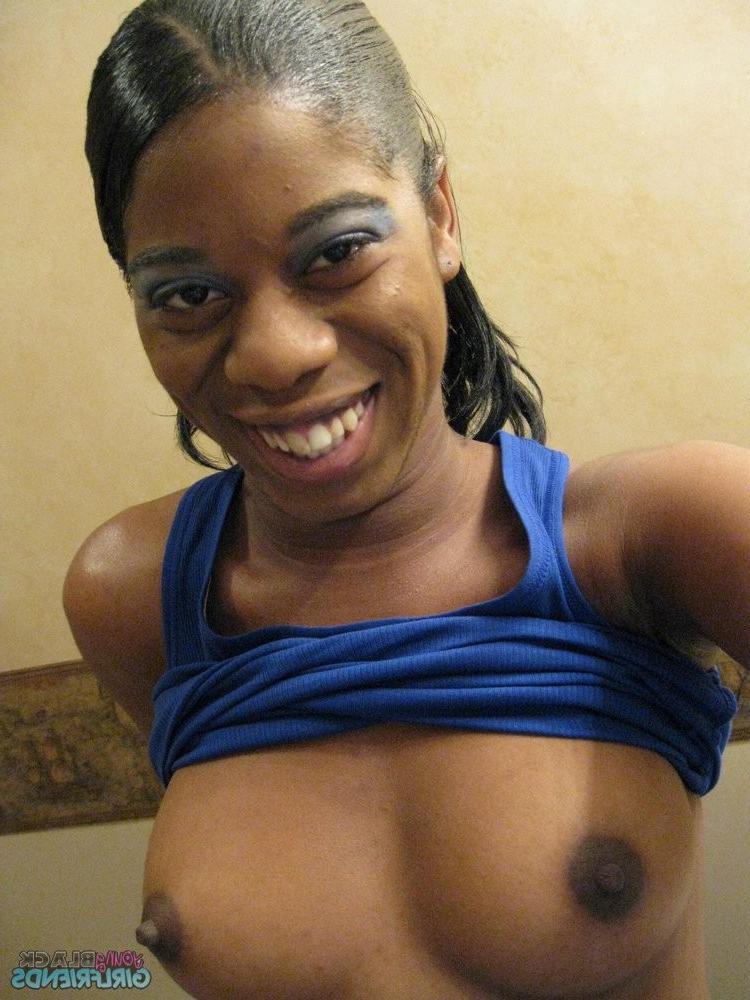 15P Booty black chick with nice perky tits showing the goodies