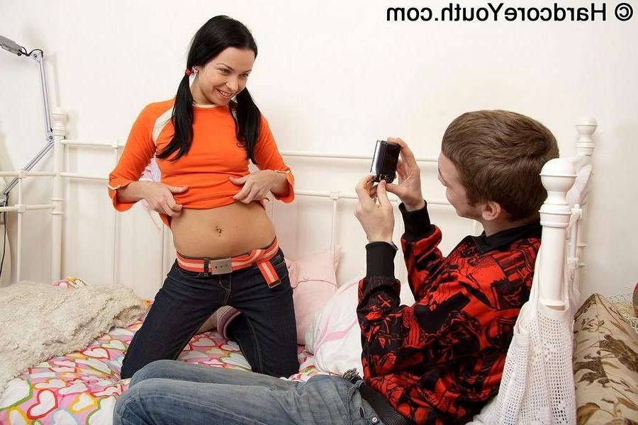 16P Petite teen sucks big cock then gets anal hole fucked and gaped