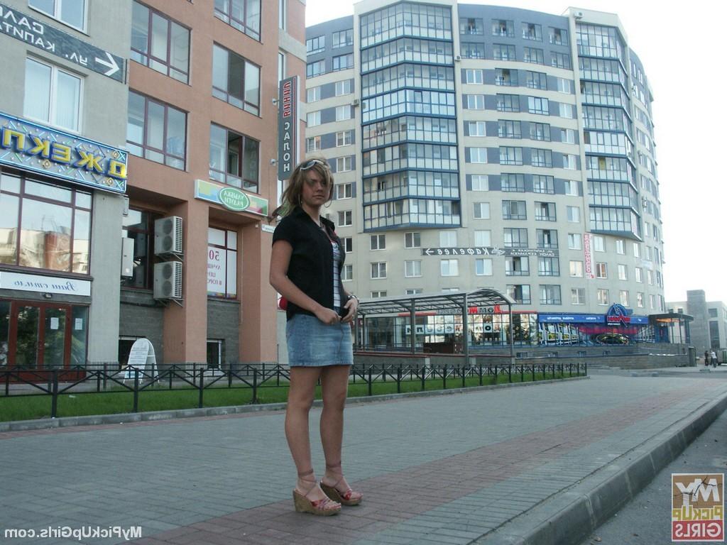 16P Shy blonde wipes breast from cum after crazy fuck
