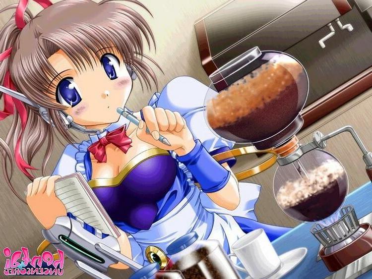 15P Good looking hentai maid exposing her divine breasts