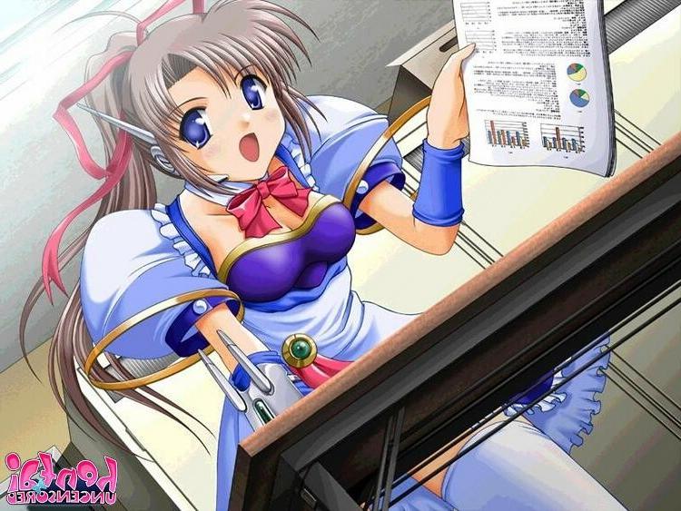 15P Good looking hentai maid exposing her divine breasts