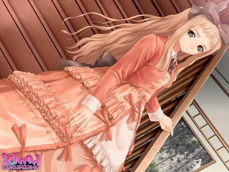 15P Cutie hentai maid showing her sexy assets outdoors